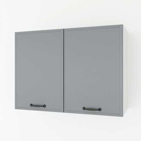 Шафа навісна 800мм, під сушку К-61 Білий+Асфальт