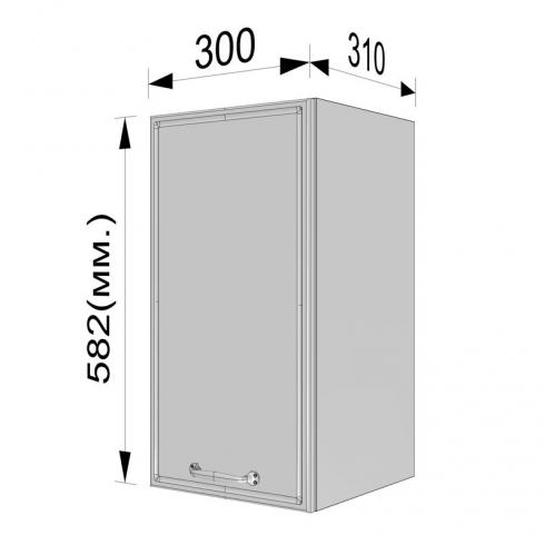 Шафа навісна 300мм К-58 foto 3