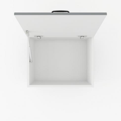 Шафа навісна (витяжка) 500мм К-59 Білий+Асфальт foto 2