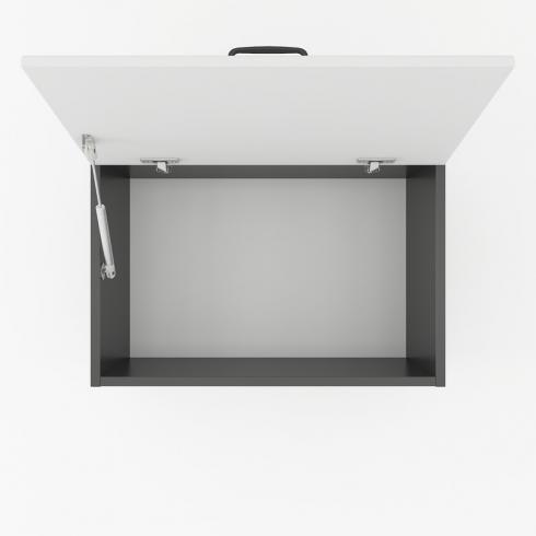 Шафа навісна (витяжка) 500мм К-59 Чорний+Білий foto 2