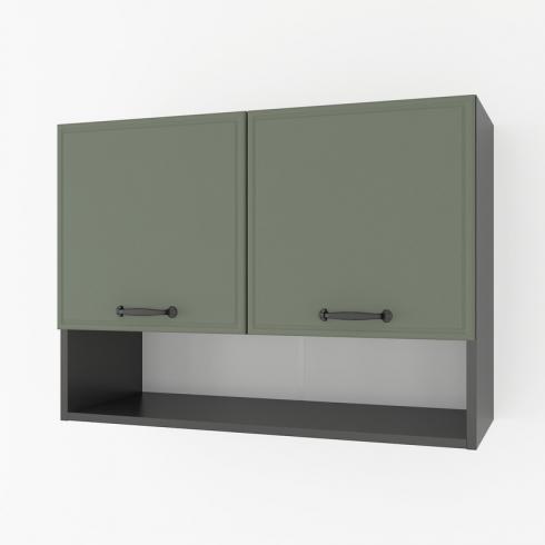 Шафа навісна з нішою 800мм К-53 Чорний+Камуфляж