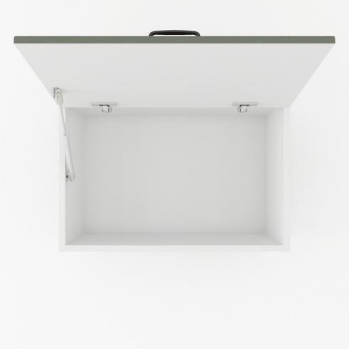 Шафа навісна 600мм, витяжка К-52 Білий+Камуфляж foto 2