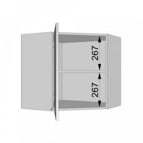 Шафа навісна кутова К-73 foto 3