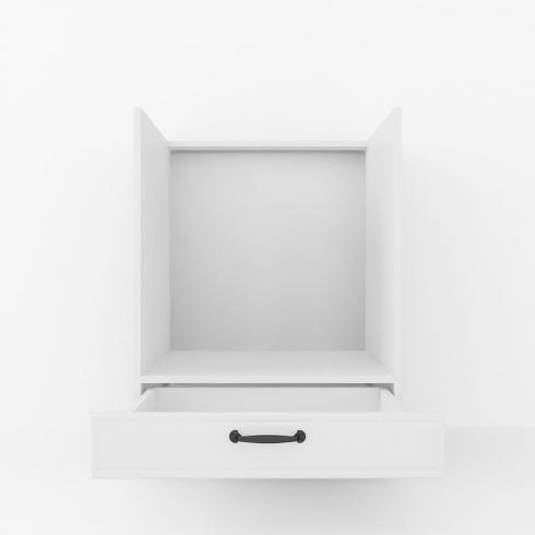 Тумба під духовку 600мм К-56 (без стільниці) Білий foto 2