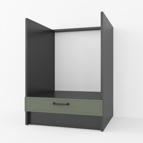 Тумба під духовку 600мм К-56 (без стільниці) Чорний +Камуфляж