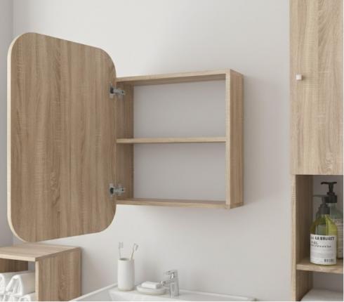 Прямокутне дзеркало з шафкою М-30, 70*50 foto 2