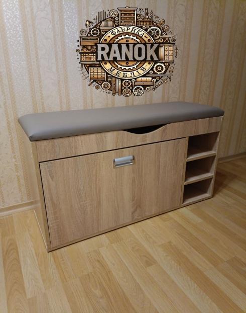 Тумба для взуття з мяким сидінням Х88 Ш1000*Г350*В500