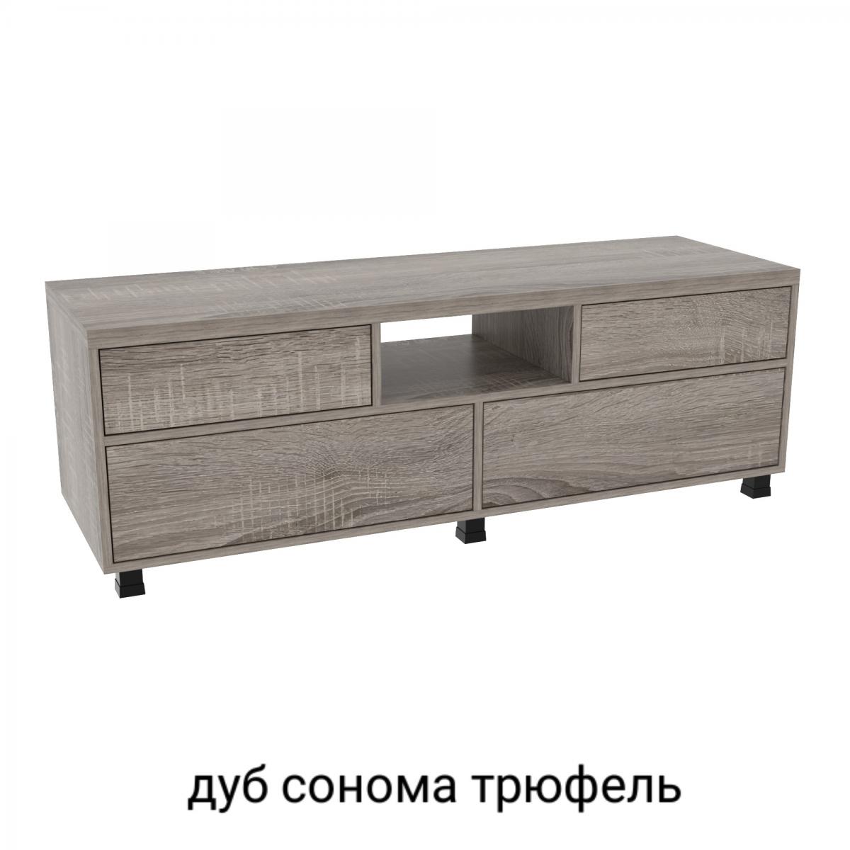 Тумба під телевізор TV3 Дуб Сонома Трюфель