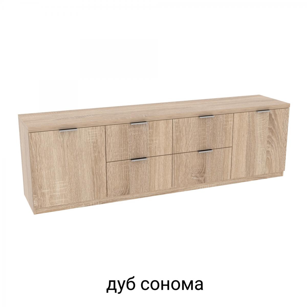 Тумба під телевізор TV6 Дуб Сонома