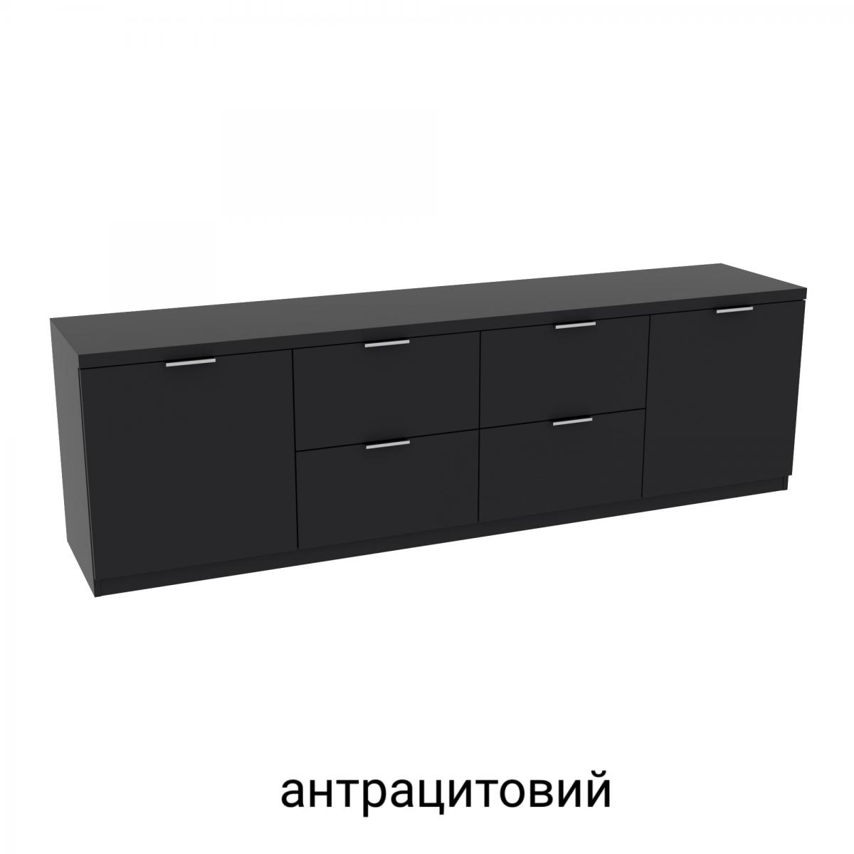 Тумба під телевізор TV6 Антрацитовий