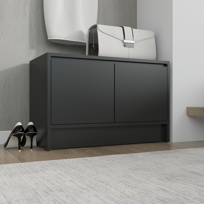 Тумба під взуття А-174 Чорний матовий