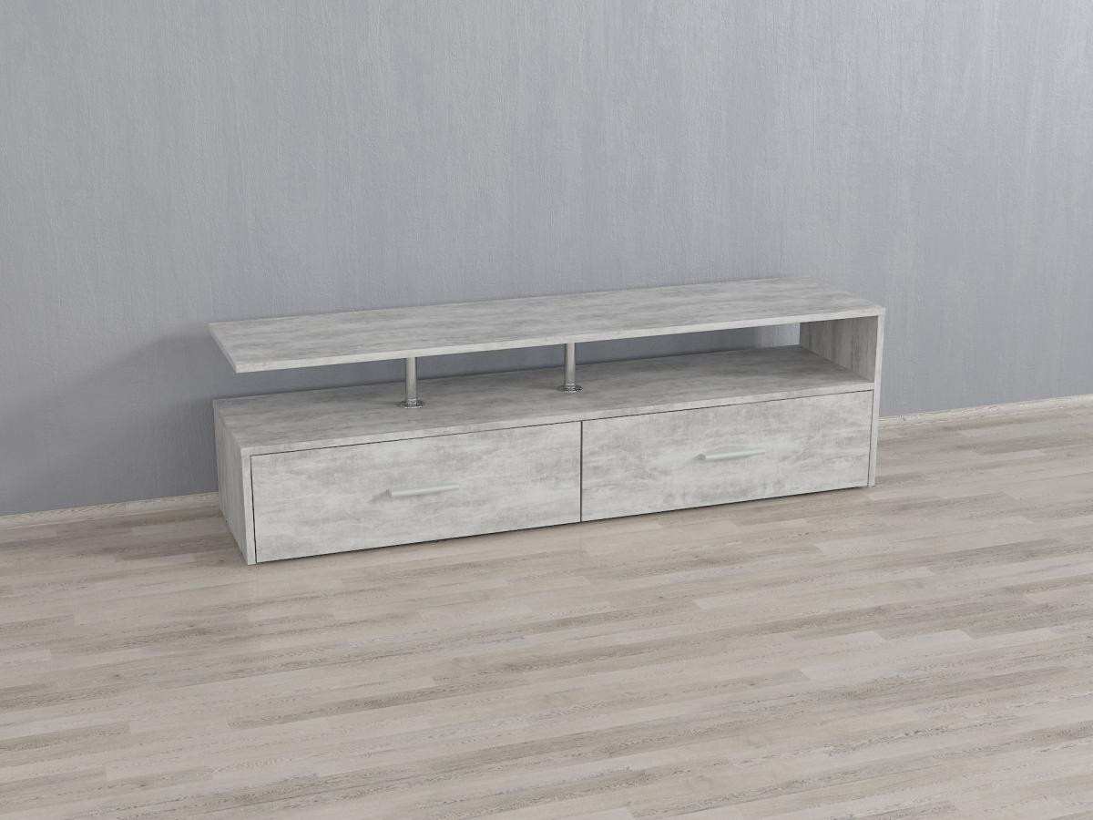Тумба ТВ А88 Бетон