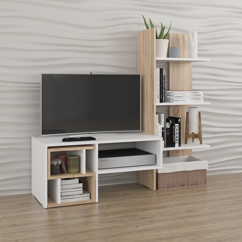 Тумба ТБ А-189 дуб сонома+білий