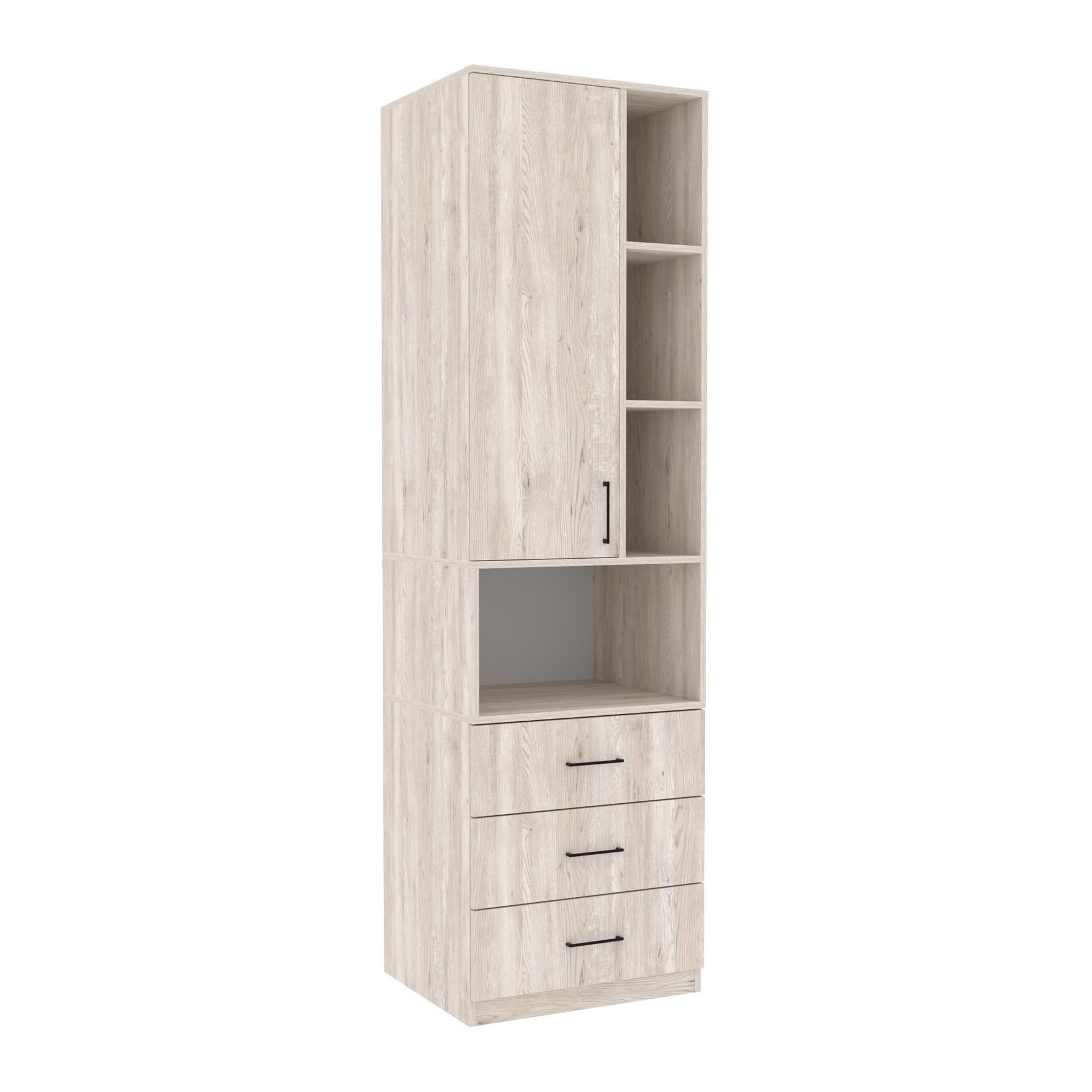 Шафа для одягу Tetris Т-4, Самоа Димчастий, 600/520/2100