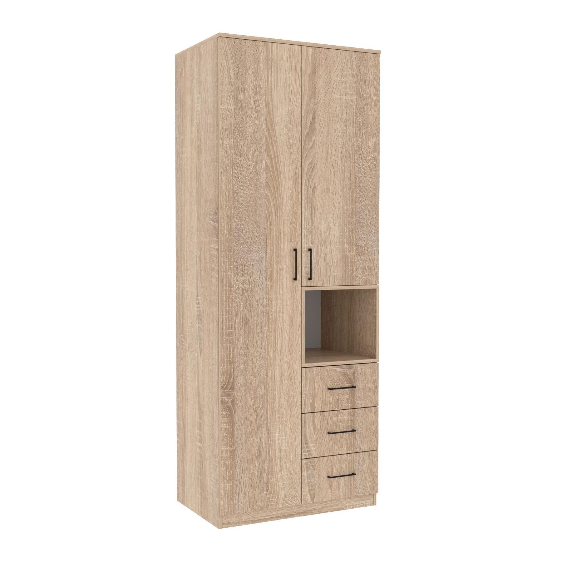 Шафа для одягу Tetris Т-1, Дуб Сонома, 800/520/2100