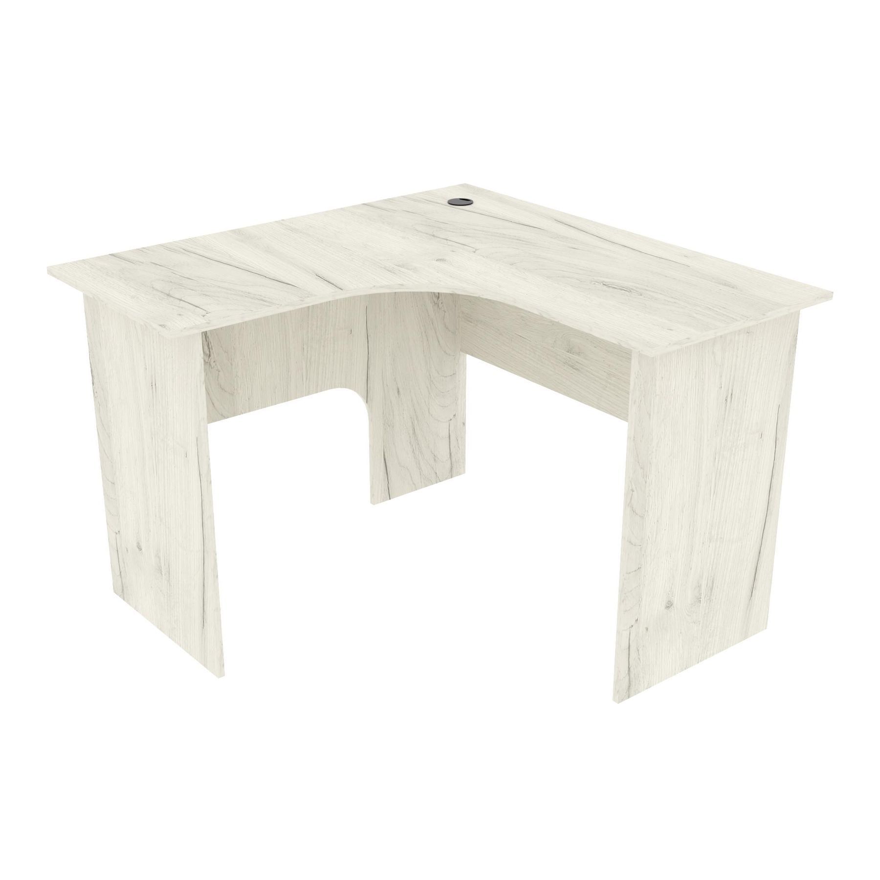 Стіл кутовий ОСК-1, Дуб Крафт Білий, 1100/1100/760