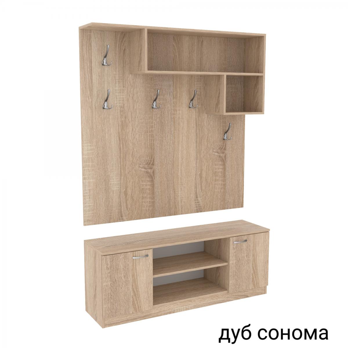 Передпокій ГКШ 10 1300мм Дуб Сонома