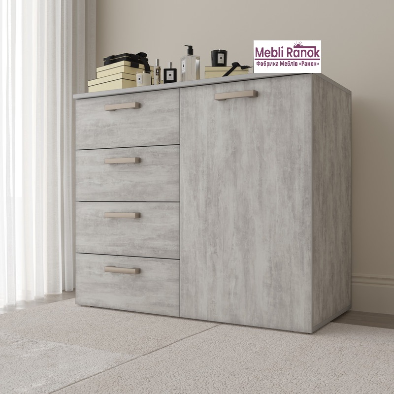 Комод ТКБ-363.4 бетон