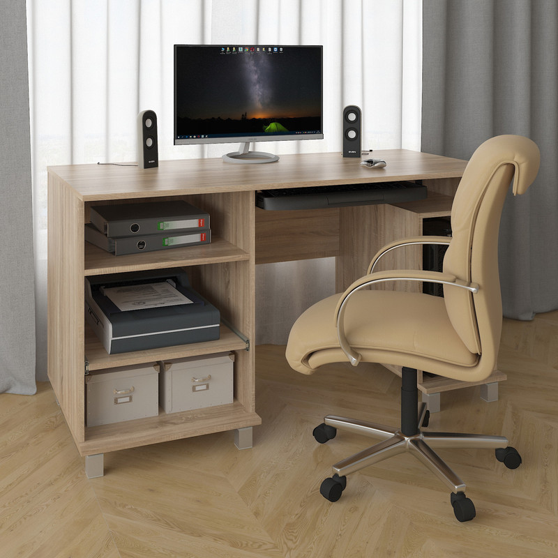 Стіл комп*ютерний СП-498 Дуб Сонома