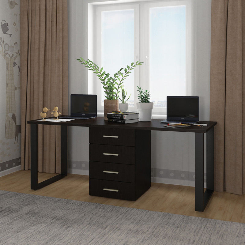 Подвійний письмовий стіл А-198 Венге