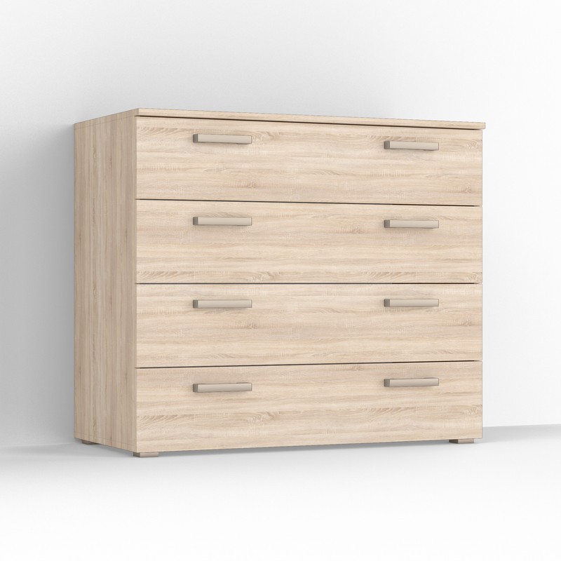 Комод на 4 шухдяли ТКБ-361.4 дуб сонома