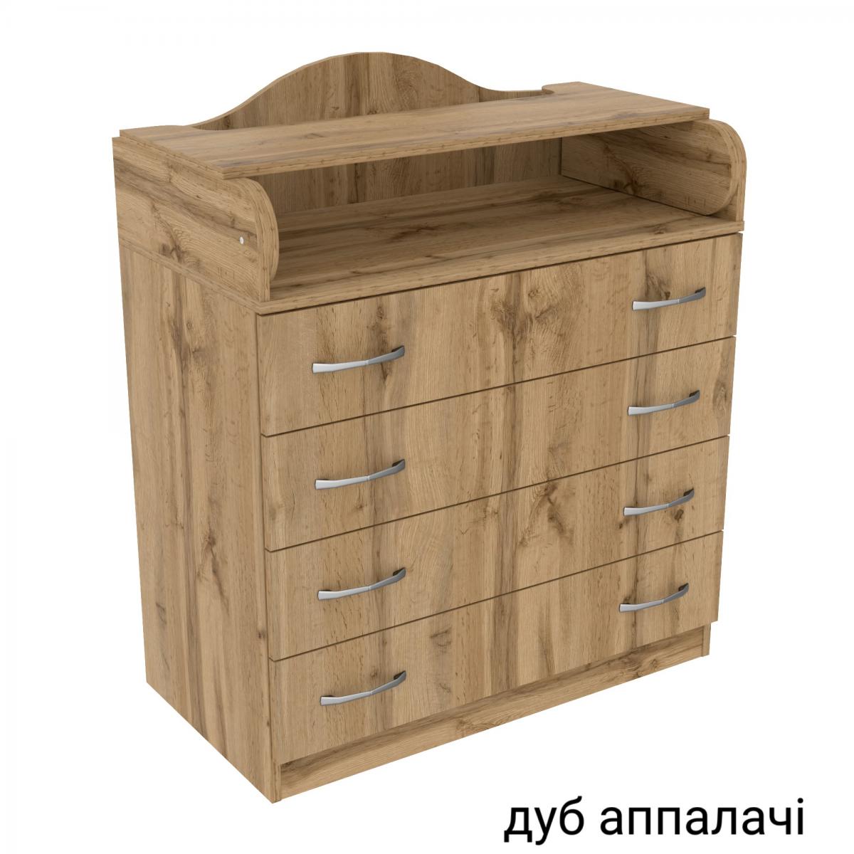 Комод пеленальний -1 дуб аппалачі