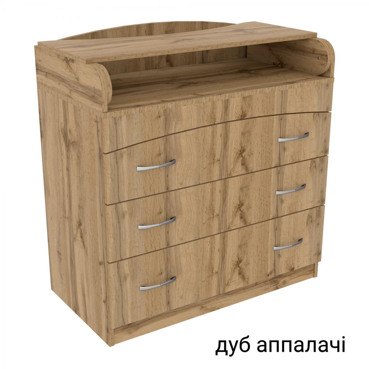 Комод пеленальний №2 (864 х 465 х 916) дуб аппалачі