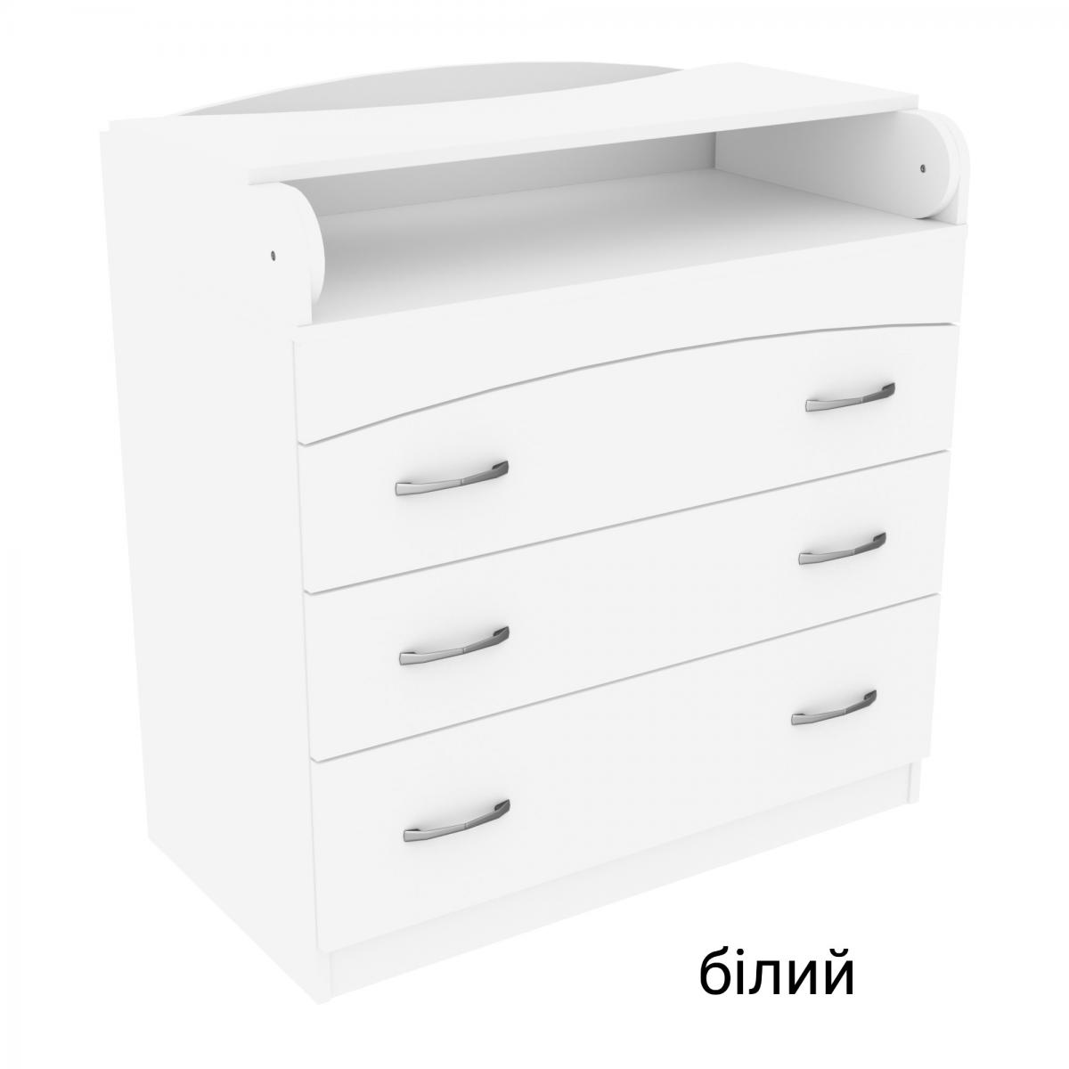 Комод пеленальний №2 (864 х 465 х 916) білий