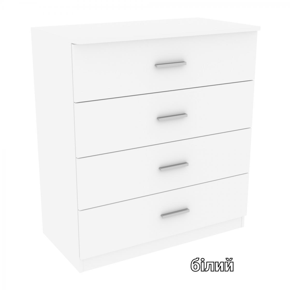 Комод Сабрина №1 ДСП (900 х 500 х 1000) - 2 білий