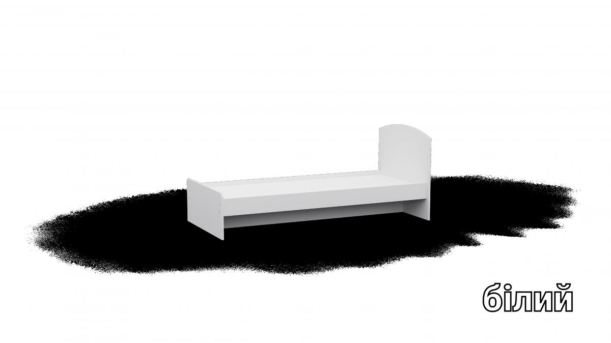 Ліжко односпальне L1 білий