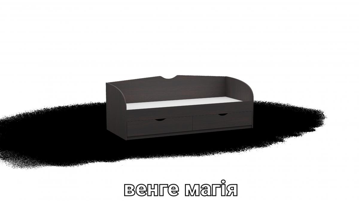 Ліжко односпальне L10 венге магія