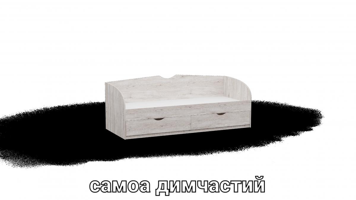 Ліжко односпальне L10 самоа димчастий