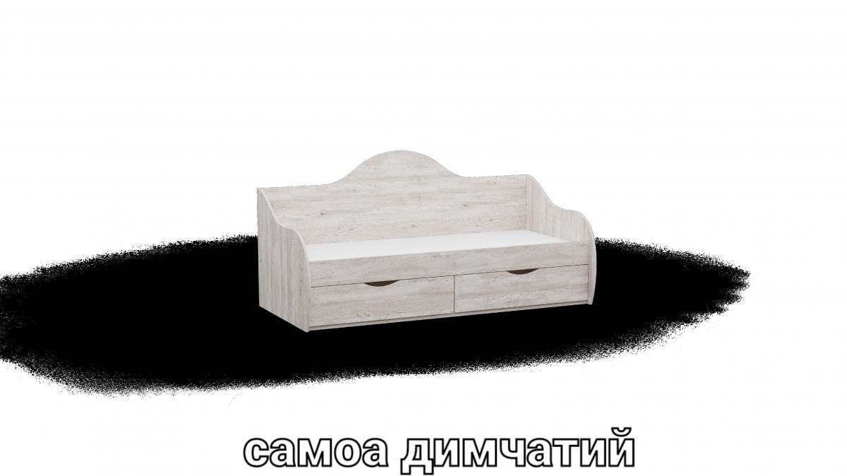 Ліжко односпальне L2 самоа димчатий