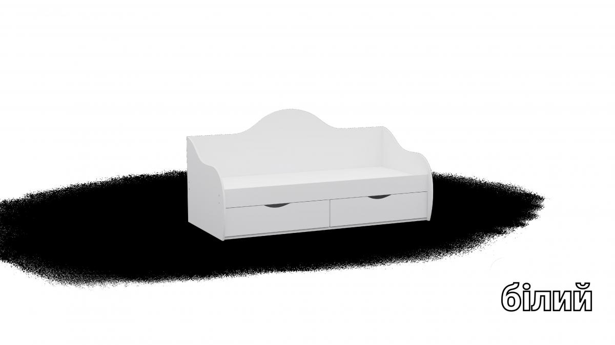 Ліжко односпальне L2 білий