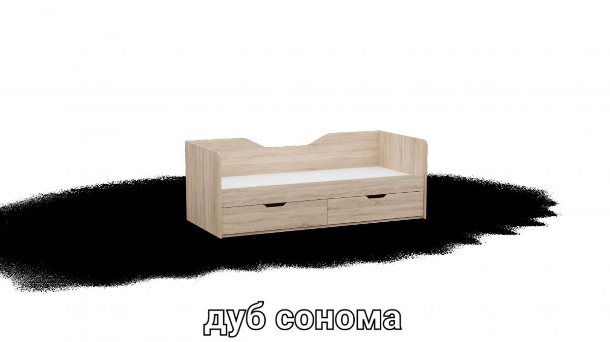 Ліжко односпальне L3 дуб сонома