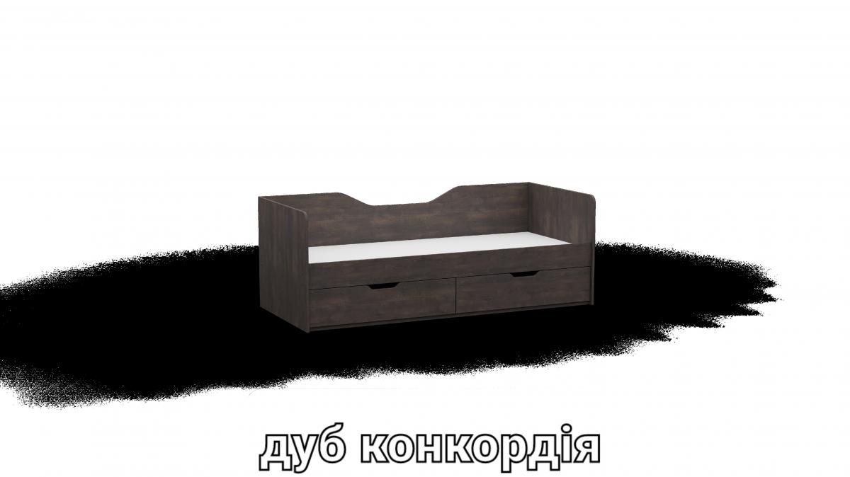 Ліжко односпальне L3 дуб конкордія