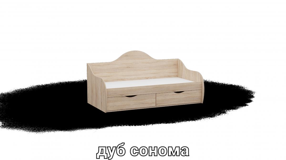 Ліжко односпальне L4 дуб сонома