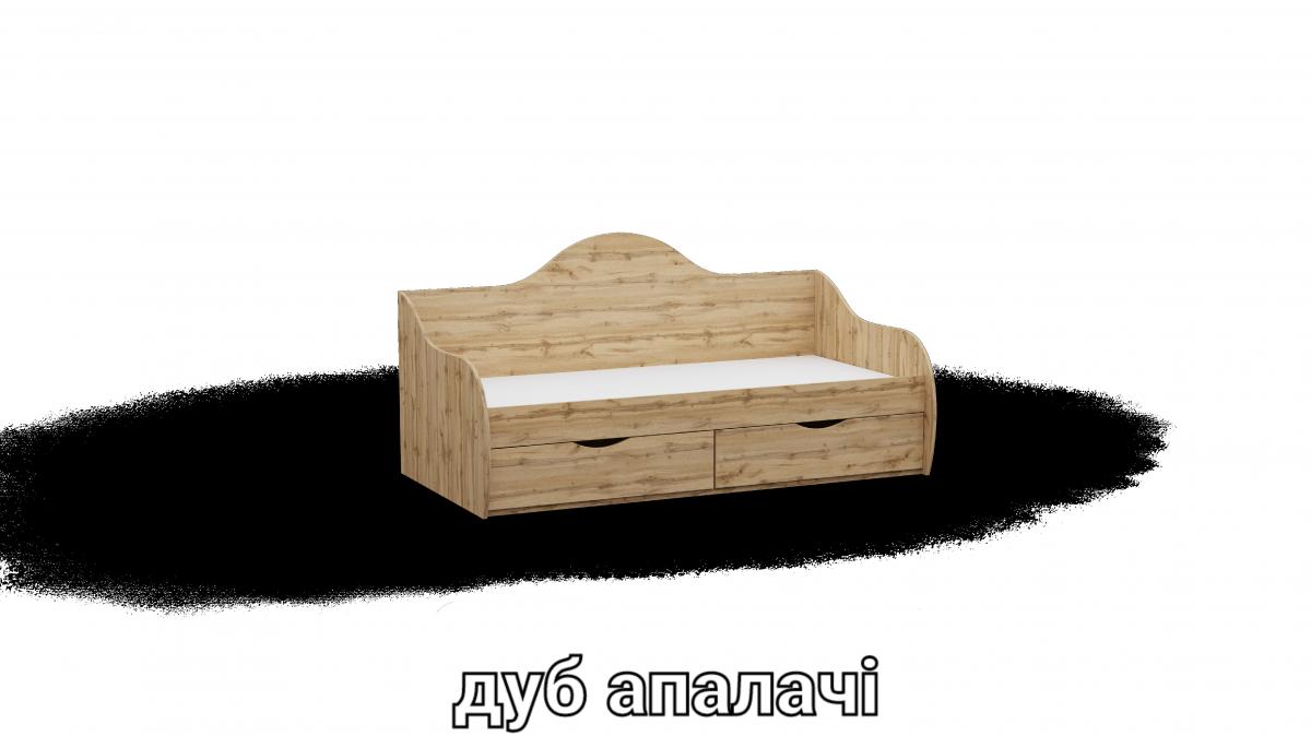 Ліжко односпальне L4 дуб аппалачі