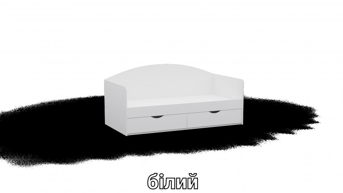 Ліжко односпальне L5 білий
