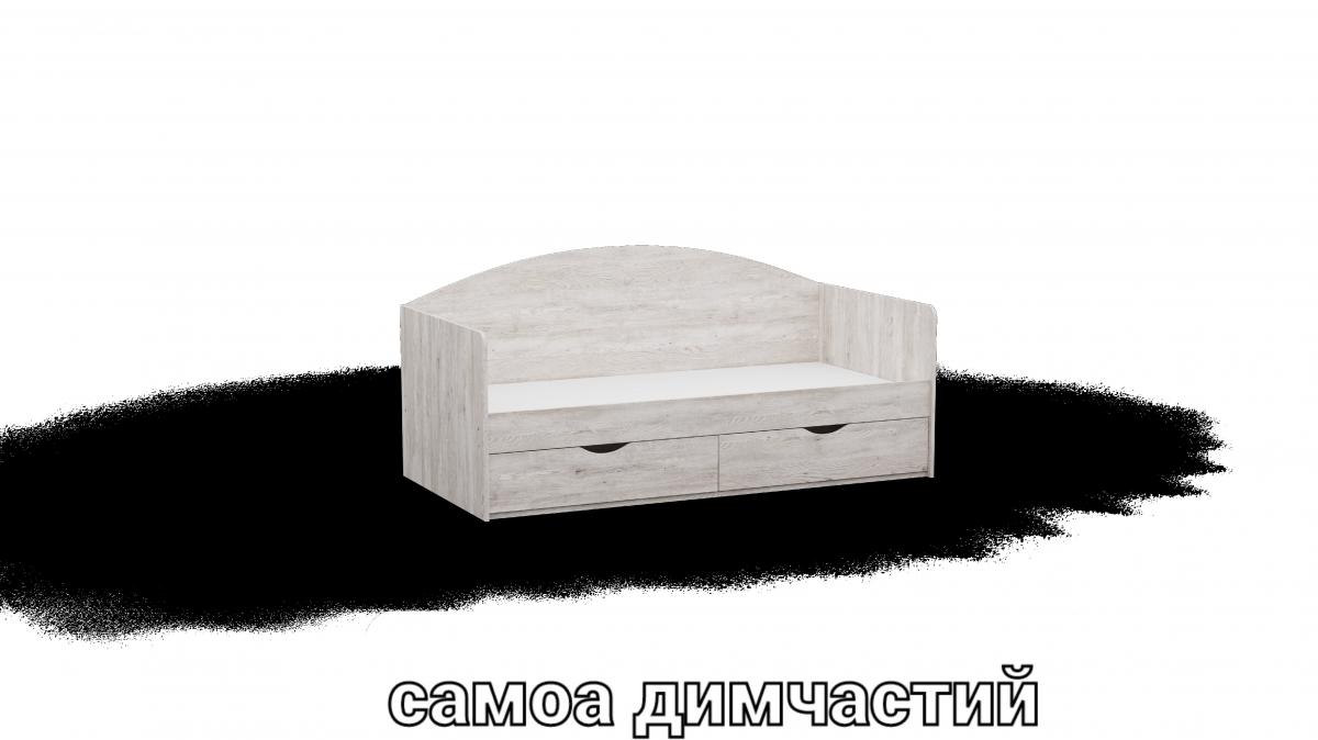 Ліжко односпальне L5 самоа димчастий