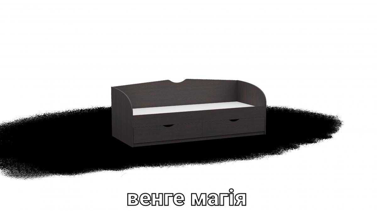 Ліжко односпальне L6 венге магія
