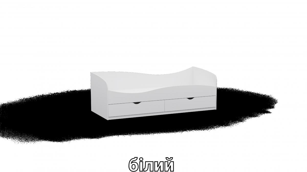 Ліжко односпальне L7 білий