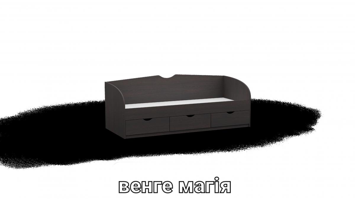 Ліжко односпальне L8 венге магія