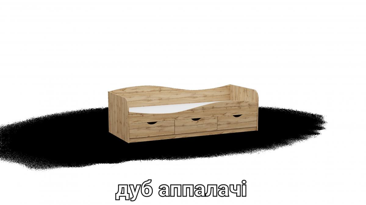 Ліжко односпальне L9 дуб аппалачі