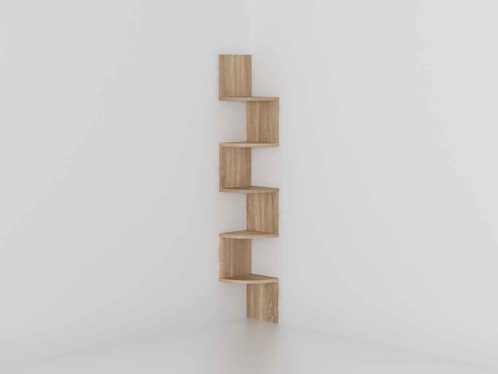 Полиця кутова А-45 дуб сонома