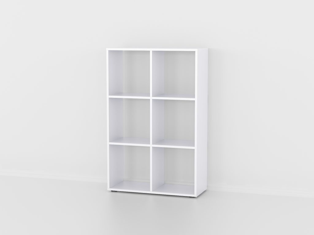 Полиця на 6 комірок А-58 білий