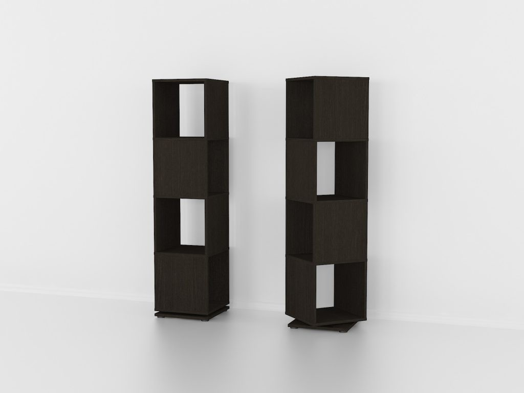 Полиця з обиртовим механізмом А-33 венге темний