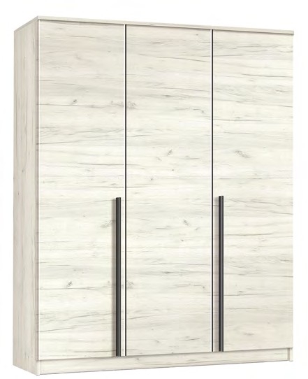 Шафа розпашка Кенон 1500мм дуб крафт білий