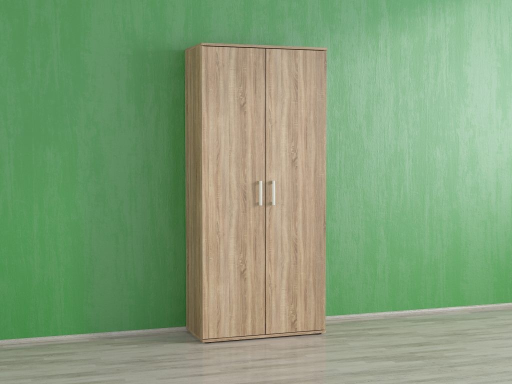 Шафа з полицями для одягу і взуття А-8 дуб сонома
