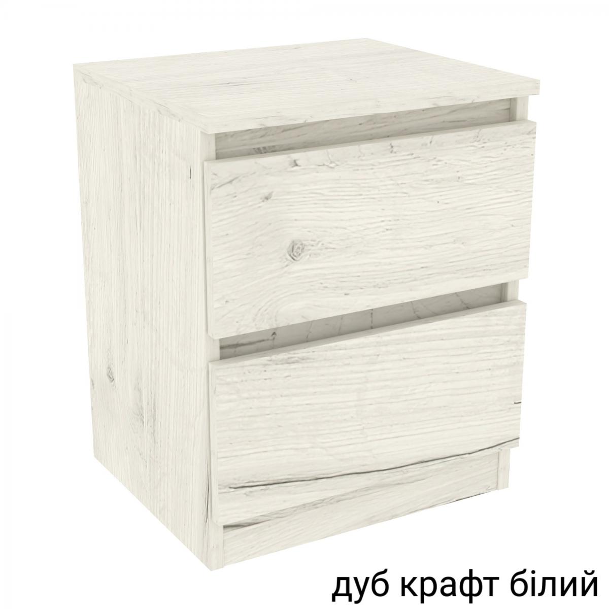 Тумба приліжкова V4 дуб крафт білий